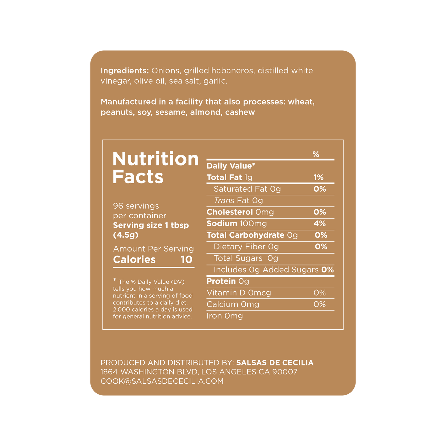 Salsa Macha de Habanero