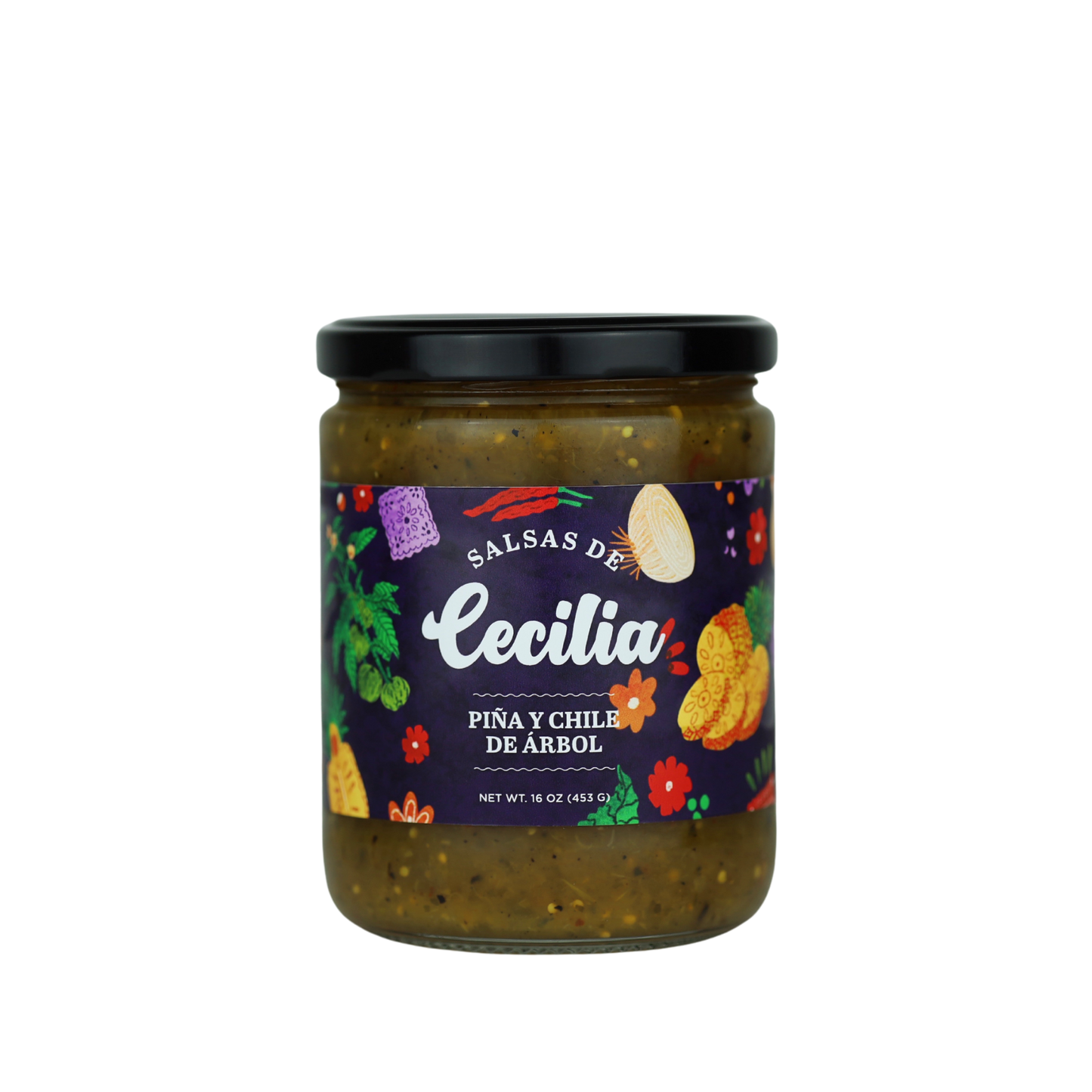 Salsa Piña y Chile de Árbol