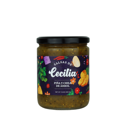 Salsa Piña y Chile de Árbol