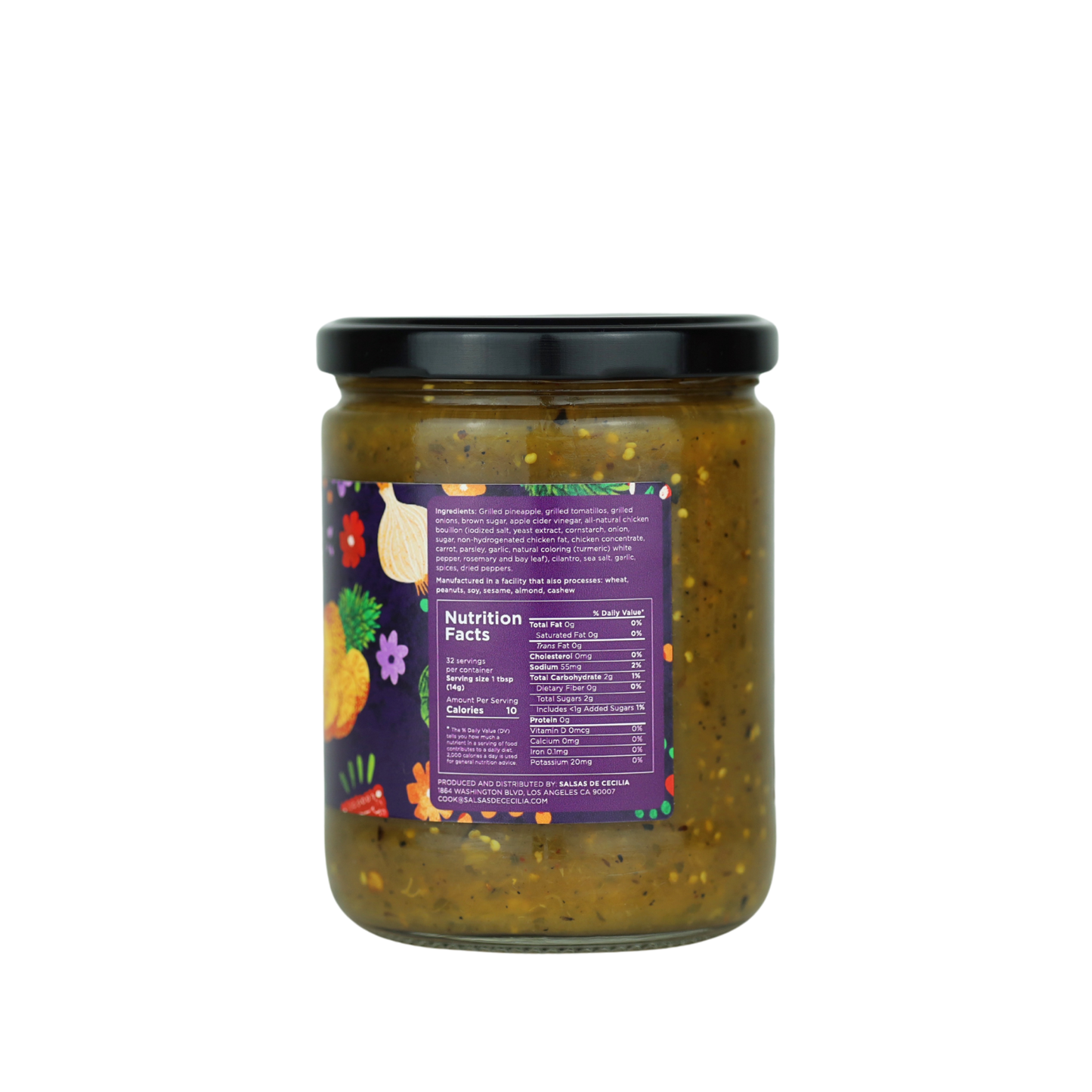 Salsa Piña y Chile de Árbol