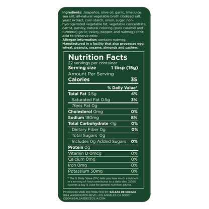 Salsa Jalapeño Hot Sauce