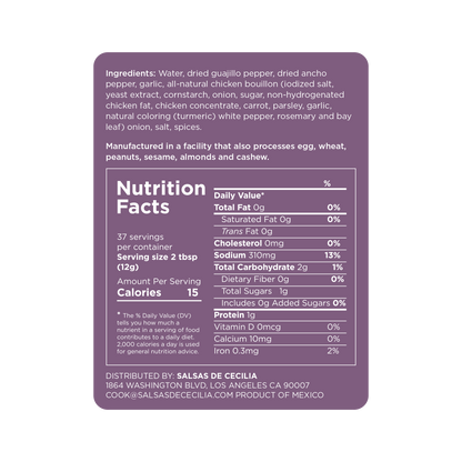 Salsa Pasilla Simmer Sauce