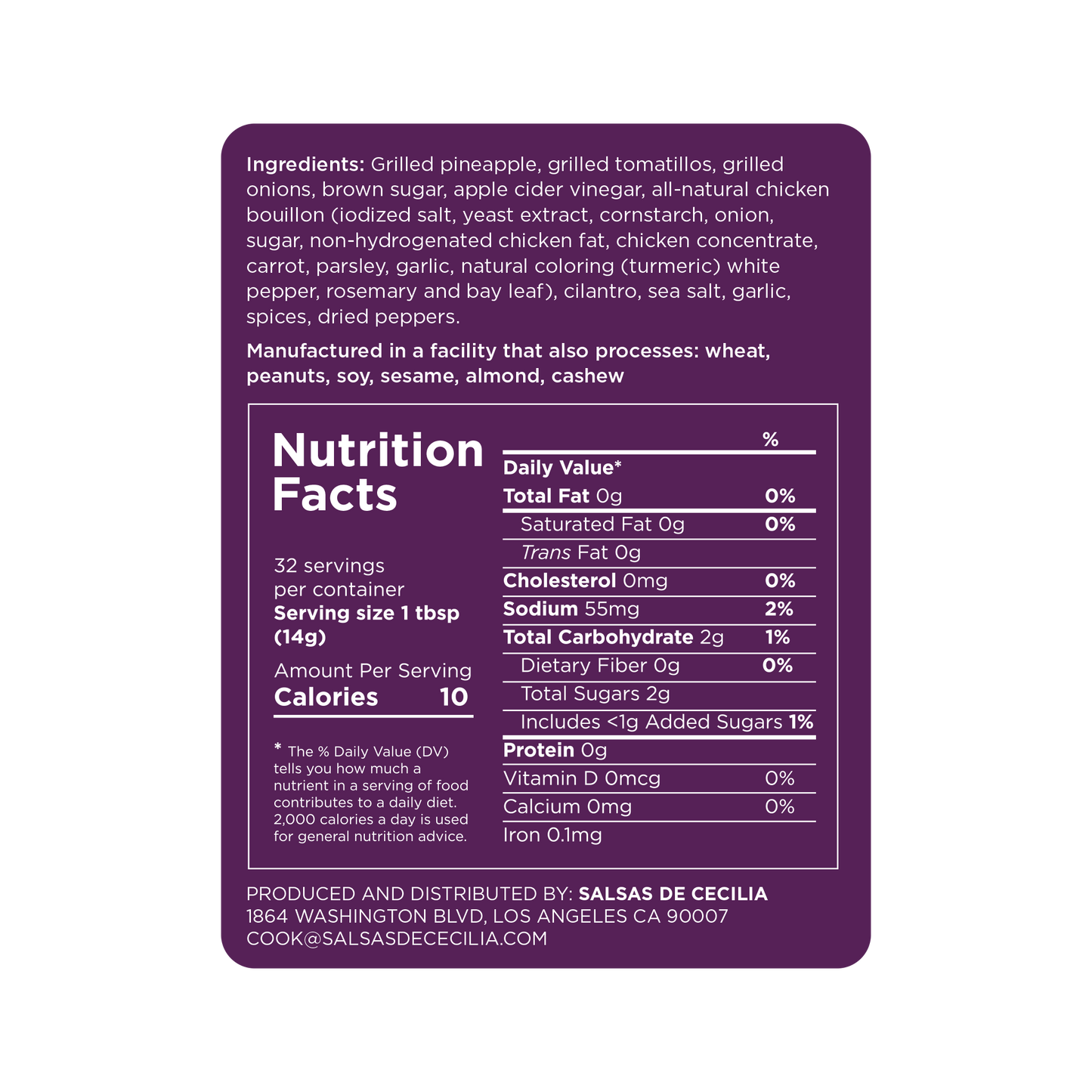 Salsa Piña y Chile de Árbol