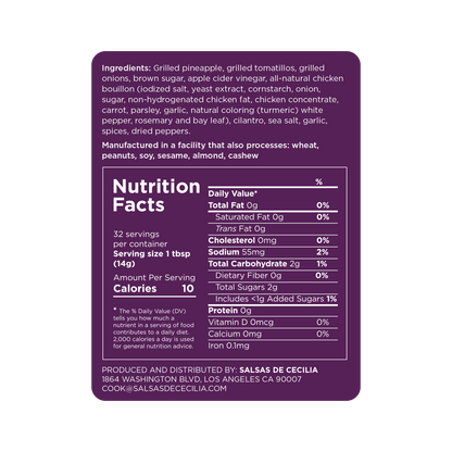 Salsa Piña y Chile de Árbol