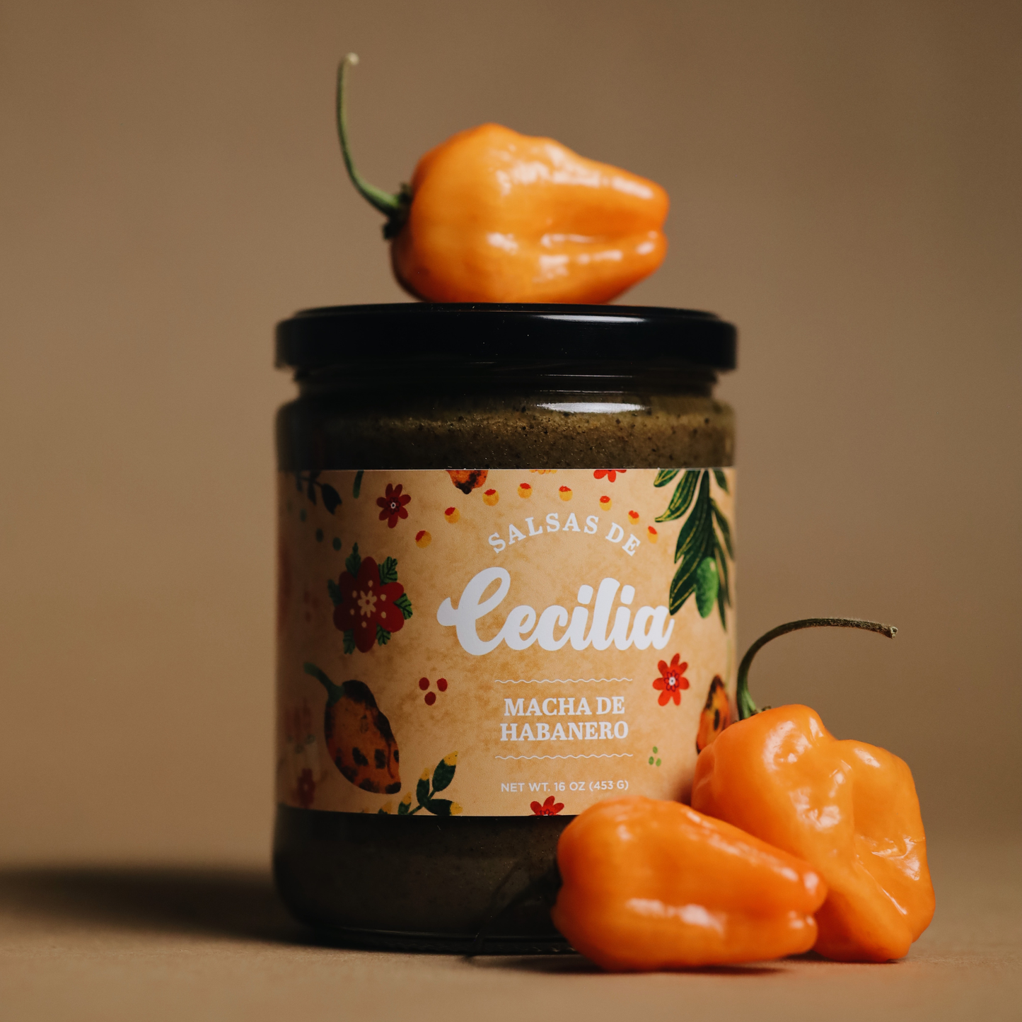 Salsa Macha de Habanero